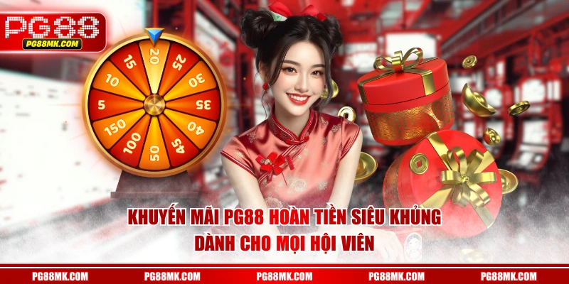 Khuyến mãi PG88 hoàn tiền siêu khủng dành cho mọi hội viên
